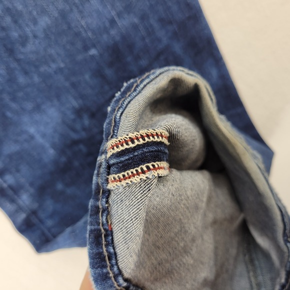 Silver Jeans Womens 33x33 Suki Bootcut Selvedge Low Rise Dark Wash Denim - Picture 5 of 15